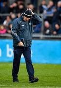 16 April 2022; Laois manager Seamus Plunkett before the Leinster GAA Hurling Senior Championship Round 1 match between Dublin and Laois at Parnell Park in Dublin. Photo by Eóin Noonan/Sportsfile
