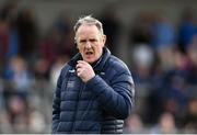 16 April 2022; Dublin manager Mattie Kenny before the Leinster GAA Hurling Senior Championship Round 1 match between Dublin and Laois at Parnell Park in Dublin. Photo by Eóin Noonan/Sportsfile