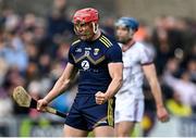 16 April 2022; Lee Chin of Wexford celebrates after scoring a point, from a free, to equalise with the last score of the Leinster GAA Hurling Senior Championship Round 1 match between Wexford and Galway at Chadwicks Wexford Park in Wexford. Photo by Piaras Ó Mídheach/Sportsfile