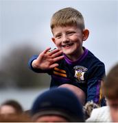 16 April 2022; A Wexford supporter after the Leinster GAA Hurling Senior Championship Round 1 match between Wexford and Galway at Chadwicks Wexford Park in Wexford. Photo by Piaras Ó Mídheach/Sportsfile
