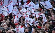 16 April 2022; Ulster supporters before the Heineken Champions Cup Round of 16 Second Leg match between Ulster and Toulouse at Kingspan Stadium in Belfast. Photo by Ramsey Cardy/Sportsfile