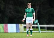16 April 2022; Hugh Cooney of Ireland during the U19 Rugby International match between Ireland and France at Templeville Road in Dublin. Photo by Eóin Noonan/Sportsfile