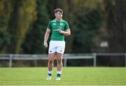 16 April 2022; Ross Taylor of Ireland during the U19 Rugby International match between Ireland and France at Templeville Road in Dublin. Photo by Eóin Noonan/Sportsfile