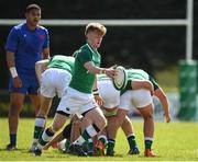 16 April 2022; James Wright of Ireland during the U19 Rugby International match between Ireland and France at Templeville Road in Dublin. Photo by Eóin Noonan/Sportsfile