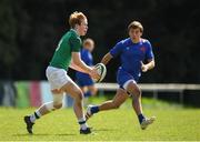 16 April 2022; Hugh Cooney of Ireland during the U19 Rugby International match between Ireland and France at Templeville Road in Dublin. Photo by Eóin Noonan/Sportsfile