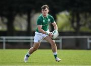16 April 2022; Ross Taylor of Ireland during the U19 Rugby International match between Ireland and France at Templeville Road in Dublin. Photo by Eóin Noonan/Sportsfile