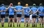 16 April 2022; Dublin players before the Leinster GAA Hurling Senior Championship Round 1 match between Dublin and Laois at Parnell Park in Dublin. Photo by Eóin Noonan/Sportsfile