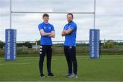 18 April 2022; Athy RFC players from left Ciaran Fennessy and Craig Miller who are members of the Leinster Rugby Juniors Squad during the Leinster Rugby juniors representative side training at Tullow RFC in Carlow. Photo by Matt Browne/Sportsfile