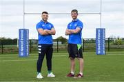 18 April 2022; Sutton RFC players from left Thomas Culleton and John O'Brien who are members of the Leinster Rugby Juniors Squad during the Leinster Rugby juniors representative side training at Tullow RFC in Carlow. Photo by Matt Browne/Sportsfile