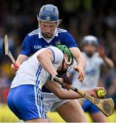 17 April 2022; Michael Kiely of Waterford is tackled by James Quigley of Tipperary during the Munster GAA Hurling Senior Championship Round 1 match between Waterford and Tipperary at Walsh Park in Waterford. Photo by Brendan Moran/Sportsfile