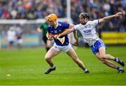 17 April 2022; Jake Morris of Tipperary in action against Conor Gleeson of Waterford during the Munster GAA Hurling Senior Championship Round 1 match between Waterford and Tipperary at Walsh Park in Waterford. Photo by Piaras Ó Mídheach/Sportsfile