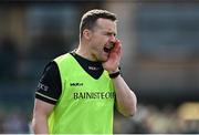 17 April 2022; Leitrim manager Andy Moran during the Connacht GAA Football Senior Championship Quarter-Final match between London and Leitrim at McGovern Park in Ruislip, London, England. Photo by Sam Barnes/Sportsfile