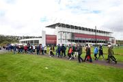17 April 2022; Supporters make their way into the ground before the Munster GAA Hurling Senior Championship Round 1 match between Cork and Limerick at Páirc Uí Chaoimh in Cork. Photo by Stephen McCarthy/Sportsfile