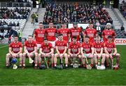17 April 2022; The Cork team before the Munster GAA Hurling Senior Championship Round 1 match between Cork and Limerick at Páirc Uí Chaoimh in Cork. Photo by Ray McManus/Sportsfile