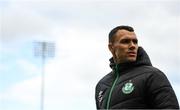 18 April 2022; Graham Burke of Shamrock Rovers before the SSE Airtricity League Premier Division match between Shamrock Rovers and Dundalk at Tallaght Stadium in Dublin. Photo by Eóin Noonan/Sportsfile