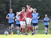 18 April 2022; Ronan Coughlan of St Patrick's Athletic reacts after his side conceded during the SSE Airtricity League Premier Division match between UCD and St Patrick's Athletic at UCD Bowl in Belfield, Dublin. Photo by David Fitzgerald/Sportsfile