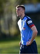 18 April 2022; Sam Todd of UCD after his side's defeat in the SSE Airtricity League Premier Division match between UCD and St Patrick's Athletic at UCD Bowl in Belfield, Dublin. Photo by David Fitzgerald/Sportsfile