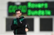 18 April 2022; Shamrock Rovers manager Stephen Bradley before the SSE Airtricity League Premier Division match between Shamrock Rovers and Dundalk at Tallaght Stadium in Dublin. Photo by Eóin Noonan/Sportsfile