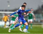 18 April 2022; Phoenix Patterson of Waterford during the SSE Airtricity League First Division match between Waterford and Cork City at RSC in Waterford. Photo by Michael P Ryan/Sportsfile
