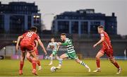 18 April 2022; Jack Byrne of Shamrock Rovers during the SSE Airtricity League Premier Division match between Shamrock Rovers and Dundalk at Tallaght Stadium in Dublin. Photo by Eóin Noonan/Sportsfile