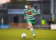 18 April 2022; Dylan Watts of Shamrock Rovers during the SSE Airtricity League Premier Division match between Shamrock Rovers and Dundalk at Tallaght Stadium in Dublin.  Photo by Eóin Noonan/Sportsfile