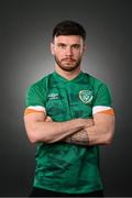22 March 2022; Scott Hogan during a Republic of Ireland squad portrait session at Castleknock Hotel in Dublin. Photo by Stephen McCarthy/Sportsfile