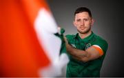 22 March 2022; Alan Browne during a Republic of Ireland squad portrait session at Castleknock Hotel in Dublin. Photo by Stephen McCarthy/Sportsfile
