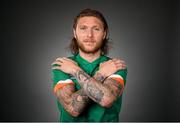 22 March 2022; Jeff Hendrick during a Republic of Ireland squad portrait session at Castleknock Hotel in Dublin. Photo by Stephen McCarthy/Sportsfile