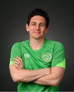 22 March 2022; Coach Keith Andrews during a Republic of Ireland squad portrait session at Castleknock Hotel in Dublin. Photo by Stephen McCarthy/Sportsfile