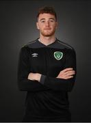 22 March 2022; Goalkeeper Mark Travers during a Republic of Ireland squad portrait session at Castleknock Hotel in Dublin. Photo by Stephen McCarthy/Sportsfile