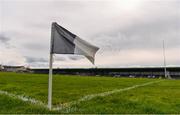 20 April 2022; A general view of a sideline flag before the EirGrid Connacht GAA Football Under 20 Championship Final match between Mayo and Sligo at Markievicz Park in Sligo. Photo by Sam Barnes/Sportsfile