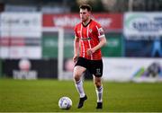 18 April 2022; Cameron McJannet of Derry City during the SSE Airtricity League Premier Division match between Drogheda United and Derry City at Head in the Game Park in Drogheda, Louth. Photo by Ben McShane/Sportsfile