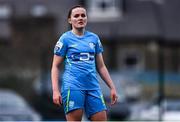 16 April 2022; Aoife Brophy of DLR Waves during the SSE Airtricity Women's National League match between Bohemians and DLR Waves at Dalymount Park in Dublin. Photo by Ben McShane/Sportsfile