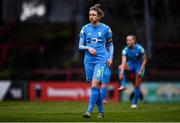 16 April 2022; Jess Gleeson of DLR Waves during the SSE Airtricity Women's National League match between Bohemians and DLR Waves at Dalymount Park in Dublin. Photo by Ben McShane/Sportsfile