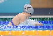 21 April 2022; Olwyn Cooke of Limerick SC competing in her Girls 50 metre breaststroke heat during the Swim Ireland Open Championships at the National Aquatic Centre, on the Sport Ireland Campus, in Dublin. Photo by Seb Daly/Sportsfile