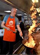 21 April 2022; Leinster Rugby player Devin Toner was cooking up his next move with Just Eat in Dublin, celebrating the launch of Leinster’s Next Big Dish. The Official Delivery Partner of Leinster Rugby paired three players with three of Dublin’s most popular restaurants, Mao at Home, Gourmet Burger Kitchen and Base Wood Fired Pizza to create three signature dishes, which are now available to order on Just Eat. The dish with the most orders before May 11th will be crowned the winner, with customers who #BringItHome by showing their support and placing their order during this period in with a chance to WIN €1,000 Just Eat voucher and Leinster Rugby season tickets. For further information visit www.just-eat.ie . Photo by Brendan Moran/Sportsfile