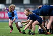 21 April 2022; Orla Doyle of North Midlands during the Leinster Rugby Under 18 Sarah Robinson Cup Final Round match between South East and North Midlands at Energia Park in Dublin. Photo by Brendan Moran/Sportsfile