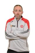 21 April 2022; Joint manager Brian Dooher during a Tyrone football squad portrait session at Tyrone GAA Centre of Excellence in Garvaghey, Tyrone. Photo by Stephen McCarthy/Sportsfile
