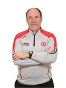 21 April 2022; Joint manager Feargal Logan during a Tyrone football squad portrait session at Tyrone GAA Centre of Excellence in Garvaghey, Tyrone. Photo by Stephen McCarthy/Sportsfile