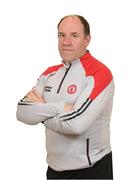 21 April 2022; Joint manager Feargal Logan during a Tyrone football squad portrait session at Tyrone GAA Centre of Excellence in Garvaghey, Tyrone. Photo by Stephen McCarthy/Sportsfile