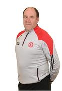 21 April 2022; Joint manager Feargal Logan during a Tyrone football squad portrait session at Tyrone GAA Centre of Excellence in Garvaghey, Tyrone. Photo by Stephen McCarthy/Sportsfile