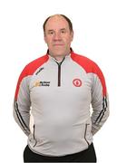 21 April 2022; Joint manager Feargal Logan during a Tyrone football squad portrait session at Tyrone GAA Centre of Excellence in Garvaghey, Tyrone. Photo by Stephen McCarthy/Sportsfile