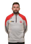 21 April 2022; Coach Joe McMahon during a Tyrone football squad portrait session at Tyrone GAA Centre of Excellence in Garvaghey, Tyrone. Photo by Stephen McCarthy/Sportsfile