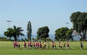 22 April 2022; Leinster players during a Leinster Rugby Captain's Run at Northwood School in Durban, South Africa. Photo by Harry Murphy/Sportsfile