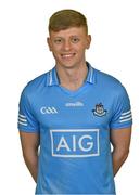 18 April 2022; Cian Murphy during a Dublin football squad portrait session at Parnell Park in Dublin. Photo by Brendan Moran/Sportsfile