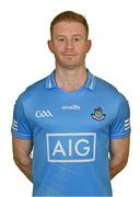 18 April 2022; Aaron Byrne during a Dublin football squad portrait session at Parnell Park in Dublin. Photo by Brendan Moran/Sportsfile