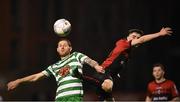 22 April 2022; Chris McCann of Shamrock Rovers in action against Dawson Devoy of Bohemians during the SSE Airtricity League Premier Division match between Bohemians and Shamrock Rovers at Dalymount Park in Dublin. Photo by Stephen McCarthy/Sportsfile