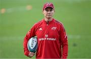 22 April 2022; Munster senior coach Stephen Larkham before the United Rugby Championship match between Ulster and Munster at Kingspan Stadium in Belfast. Photo by Ramsey Cardy/Sportsfile