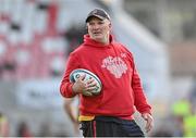 22 April 2022; Ulster assistant coach Dan Soper before the United Rugby Championship match between Ulster and Munster at Kingspan Stadium in Belfast. Photo by Ramsey Cardy/Sportsfile