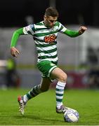 22 April 2022; Dylan Watts of Shamrock Rovers during the SSE Airtricity League Premier Division match between Bohemians and Shamrock Rovers at Dalymount Park in Dublin. Photo by Seb Daly/Sportsfile